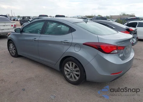 2015 Hyundai Elantra Se from USA, damaged, VIN 5NPDH4AEXFH596001